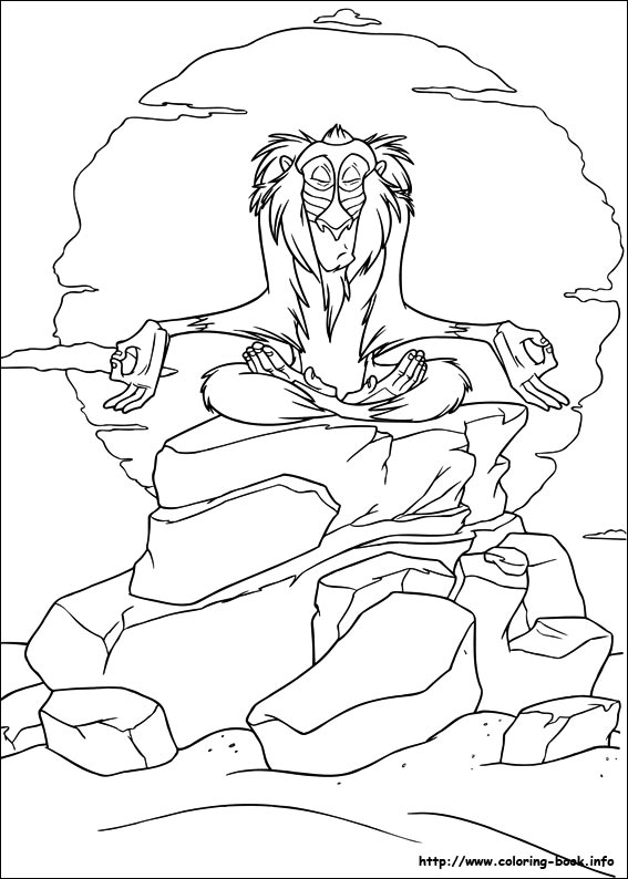 The Lion King coloring picture